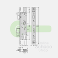 Schuco antipaniek dag- & nachtslot B 45/92/9 - 241928