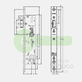 Schuco antipaniek slot - E 34/92/9 - 241823