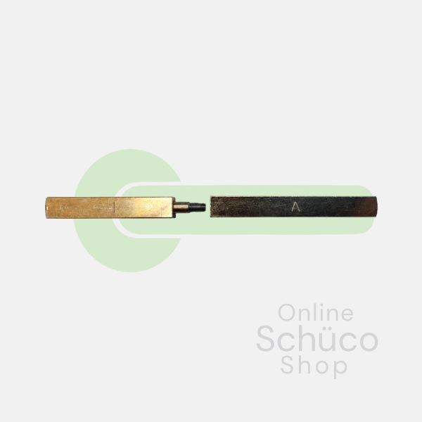 Schuco gedeelde krukstift 9 mm diverse lengtes