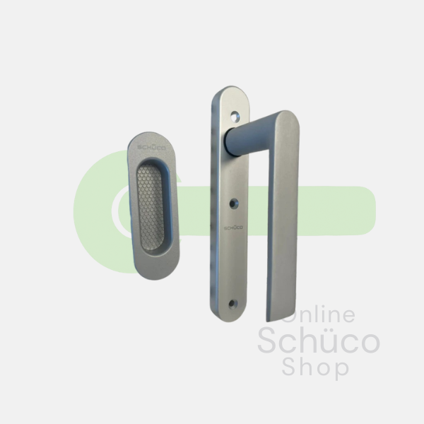Schuco greep schuifdeur met schelp - diverse kleuren - 247945 / 247244