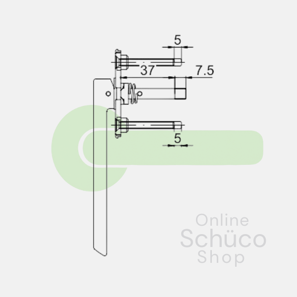 Schuco greep tvb vouwwand - 269190
