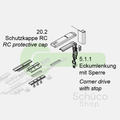 Schuco hoekoverbrenger 276009