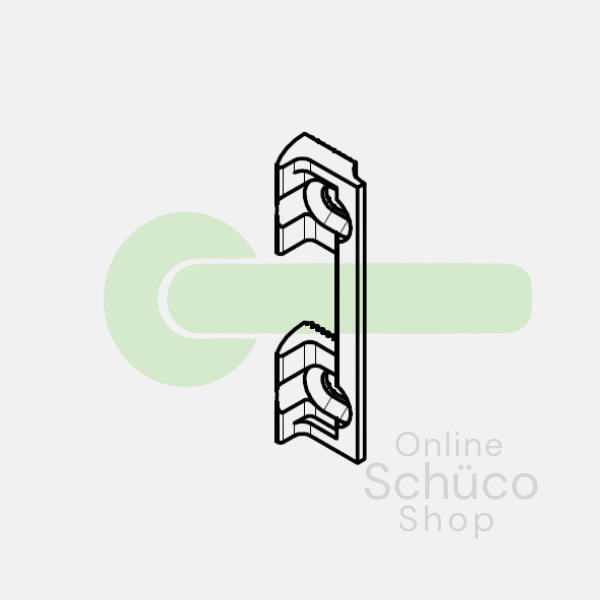 Schuco opschroefstuk sluitplaat - 279863 / 255676