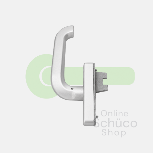 Schuco raamgreep - 214744 - met kromming