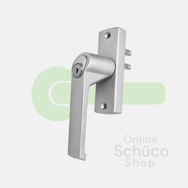 Schuco raamgreep - afsluitbaar - 234335 - aluminium