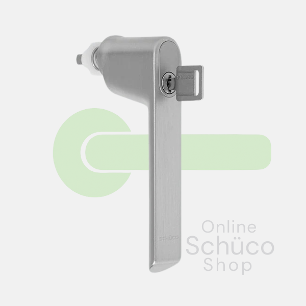 Schuco raamgreep - afsluitbaar - 247038 - RVS-look