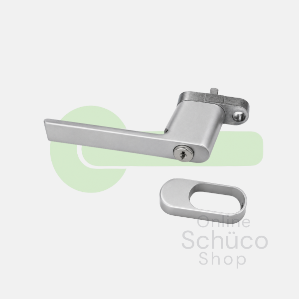 Schuco raamgreep - afsluitbaar - 269080 - aluminium