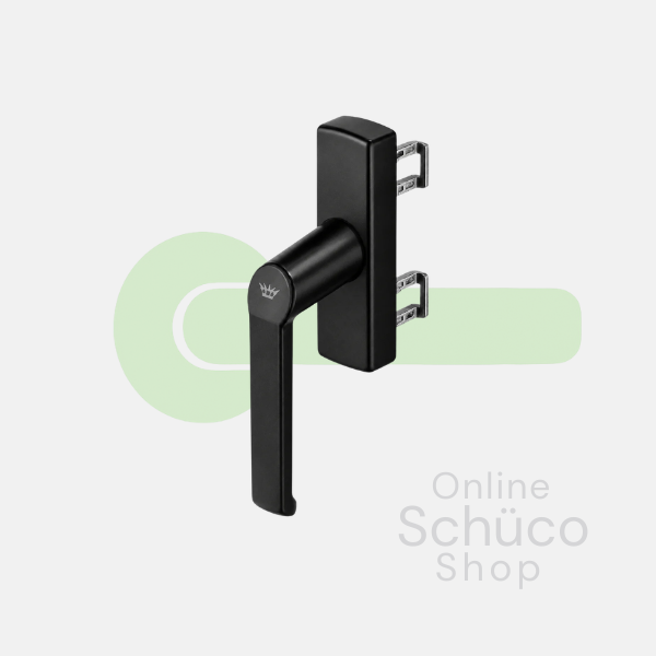 Schuco raamgreep - aluminium - LS 214793 / RS 214794