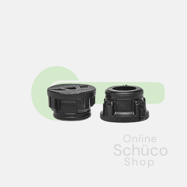 Schuco scharnierdop - rollerband - per 2 stuks - 239671