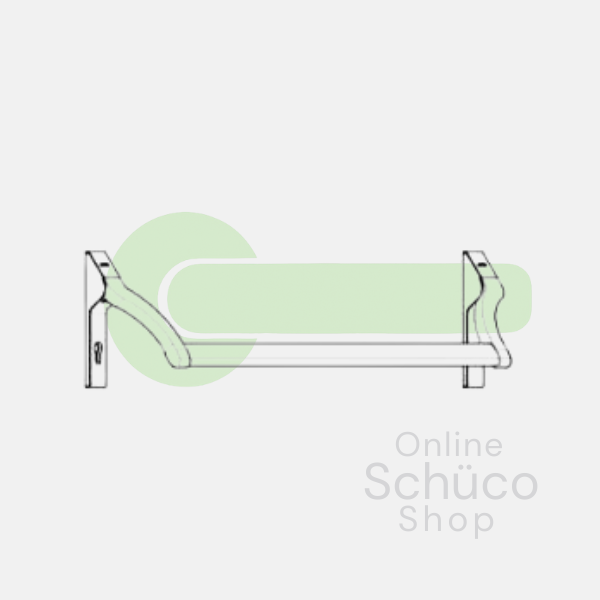 Schuco stang tbv nooddeurgarnituur - 212991 - 240753