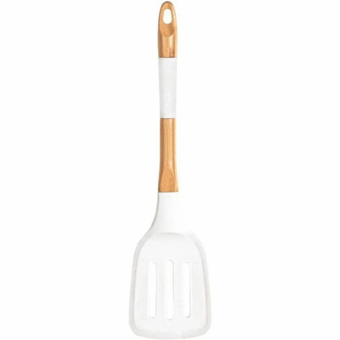 Silicone Cooking Spatula – Cut-out Slotted Head