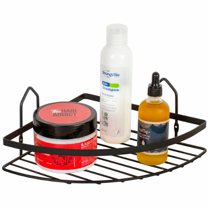 Single Tier Corner Shower Shelf, Stick On or Screwed to Tile