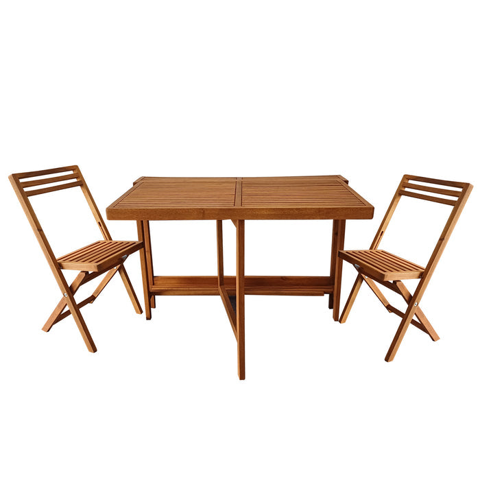 Slat Medum Wall Table Set