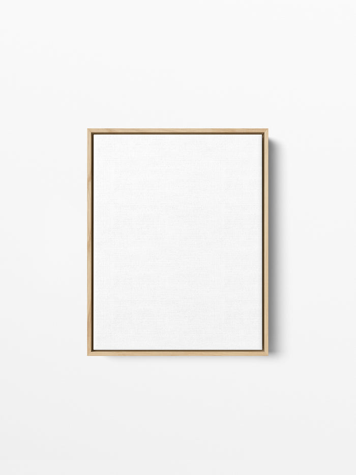 Solid Oak Floating Canvas Frame, 11x14 in | 28x36 cm