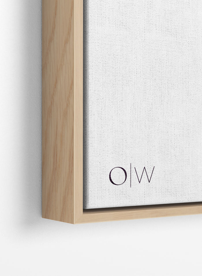 Solid Oak Floating Canvas Frame, 16x20 in | 41x51 cm