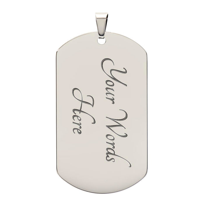 Son Dog Tag - To My Son My Lover Dog Tag hai chi duong