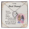Soul Sisters - Heart Pendant Best Friend Necklaces for Women with Engraved Messages 200208