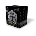 Spice Rack Set, Black Silver Collection