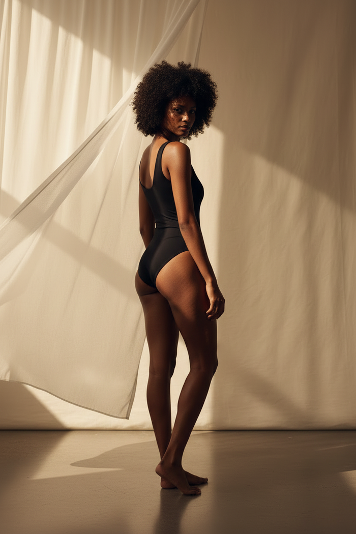 Black Bodysuit Back