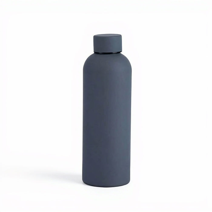 Stainless Steel Water Bottle 500 ml, Removable Lid, Non-Slip