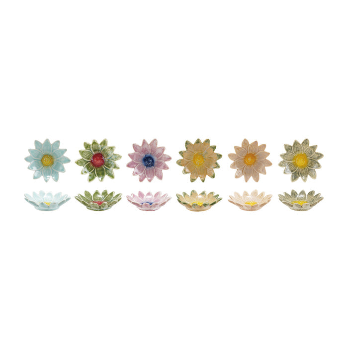 Stoneware Flower Shaped Dish