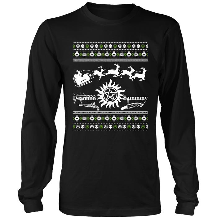 Supernatural UGLY Christmas Sweater - T-shirt - Supernatural-Sickness - 1