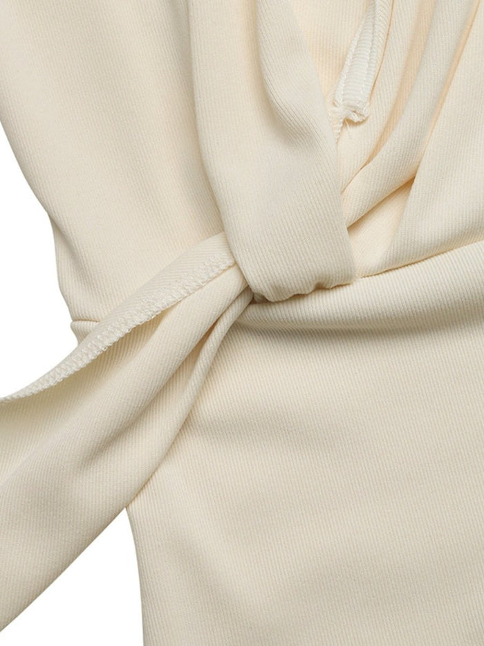 Surplice Wrap Bodysuit | Cap Sleeve Tie Waist | The PM Edit - The PM Edit
