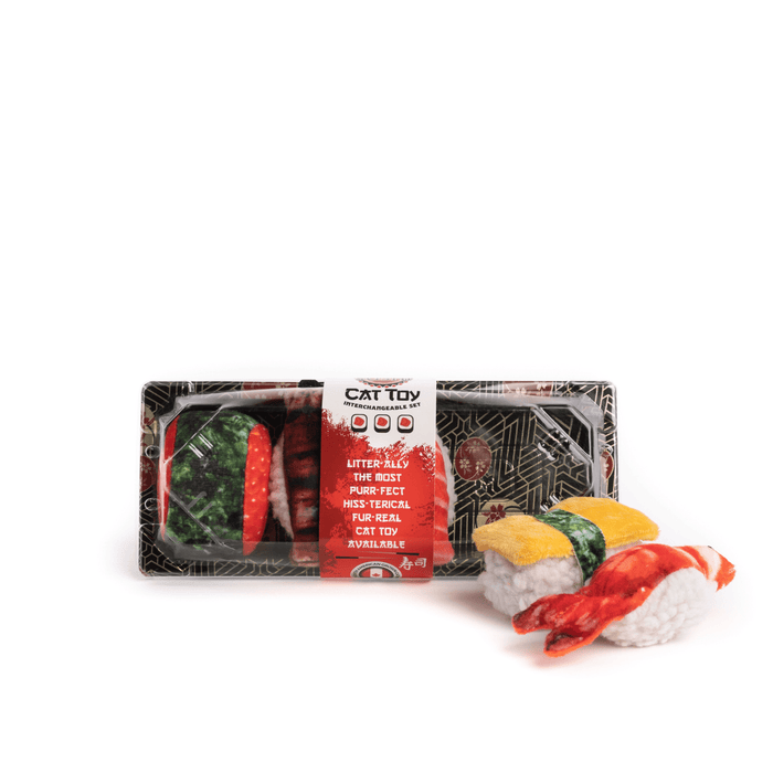 fabdog® Sushi Platter Cat Toy Toys