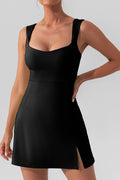 Sweetheart Neck Sleeveless Active Mini Dress