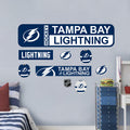 Tampa Bay Lightning Repositionable Wall Decal Set - Street Signs