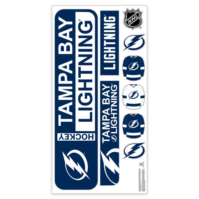 Tampa Bay Lightning Repositionable Wall Decal Set - Street Signs