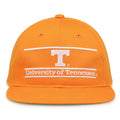 Tennessee Retro Bar snapback hat in Tennessee orange, front view