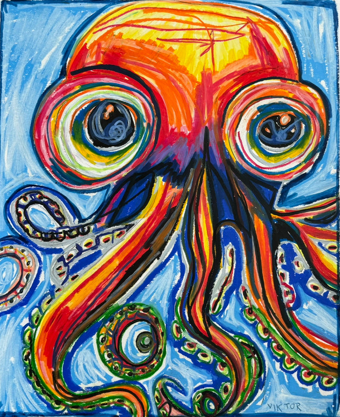 The Colorful Octopus - Art Prints - Vichy's Art