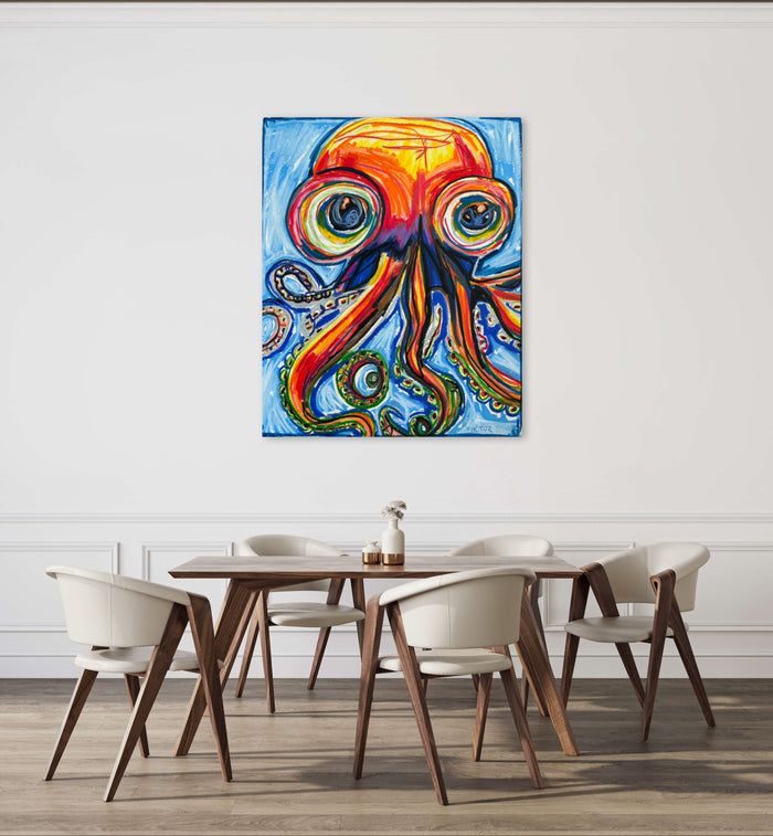The Colorful Octopus - Art Prints - Vichy's Art