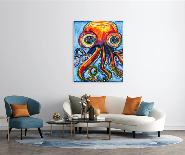 The Colorful Octopus - Art Prints - Vichy's Art