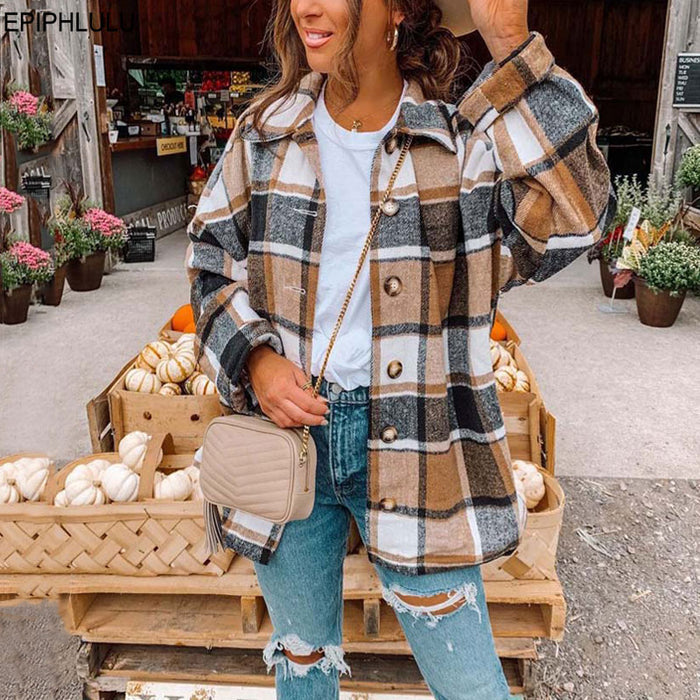 The Cozy Check Plaid Jacket