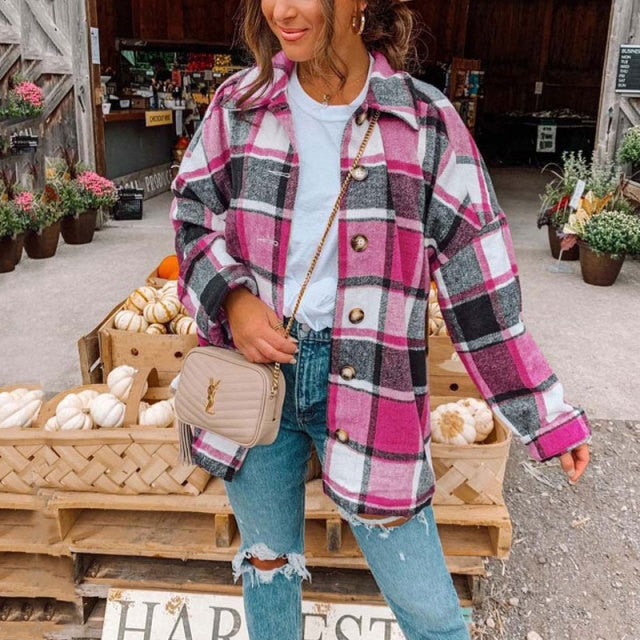 The Cozy Check Plaid Jacket