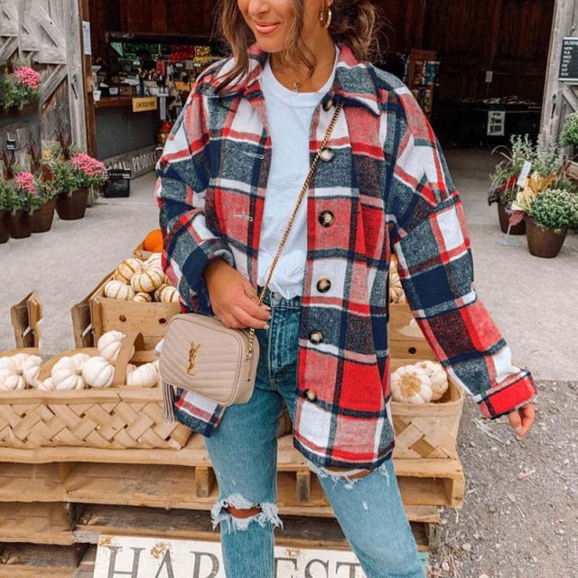 The Cozy Check Plaid Jacket