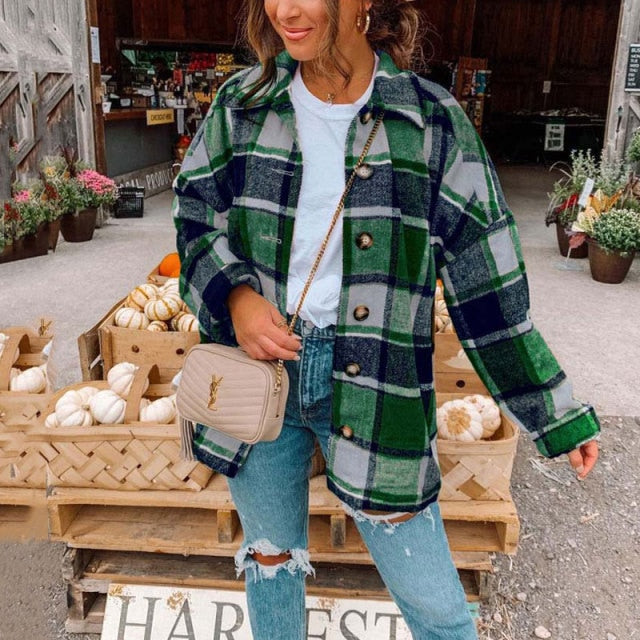 The Cozy Check Plaid Jacket