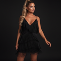Fringe Dress Black New Model