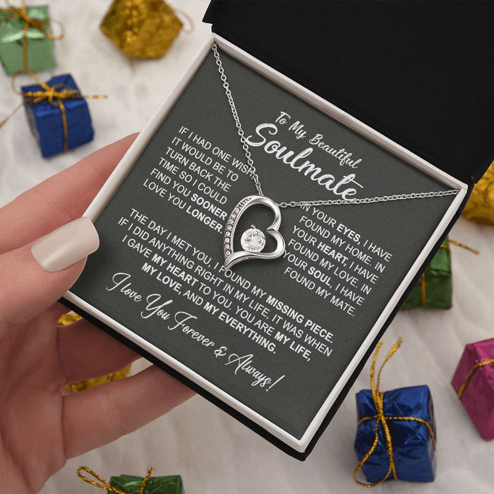 To My Beautiful Soulmate Necklace, Gift for Wife, Girlfriend, B0BQJQCDZ9 B0BSVBTHBJ