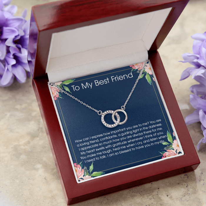 To My Best Friend Gift, Love Knot Necklace for Best Friends, Birthday Gift For Friend