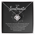 To My Soulmate Knot Necklace MT-O1GS-MDEV