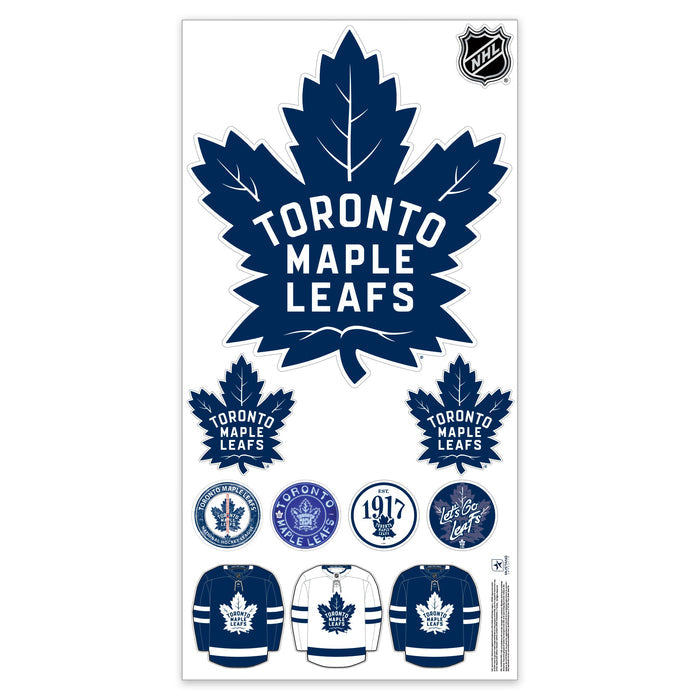 Toronto Maple Leafs Repositionable Wall Decal Set - Team Logos