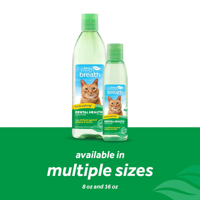 TropiClean Fresh Breath Dental Health Solution for Cats