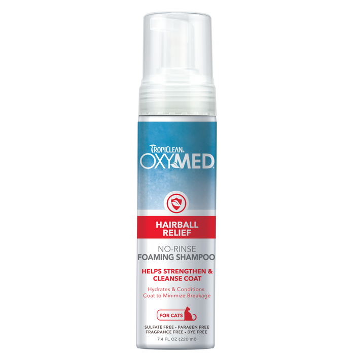 TropiClean OxyMed Waterless Dry Shampoo for Cats