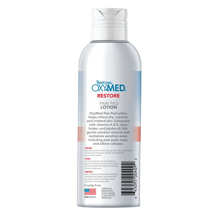 TropiClean TropiClean OxyMed Restore Paw Pad Lotion for Pets