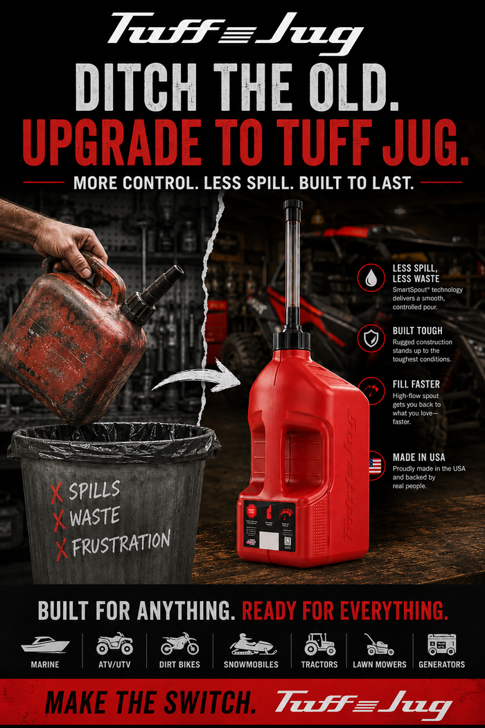 Tuff Jug 5-Gallon Utility Jug RUASV20 with Auto-Stop Spout