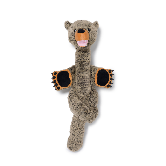 fabdog® Twisty Grizzly Bear Dog Toys