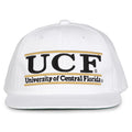 UCF Retro Bar snapback hat in white, front view